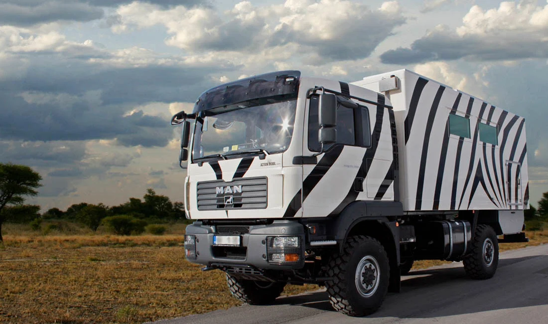 Action Mobil PURE 5600 with zebra-style graphics