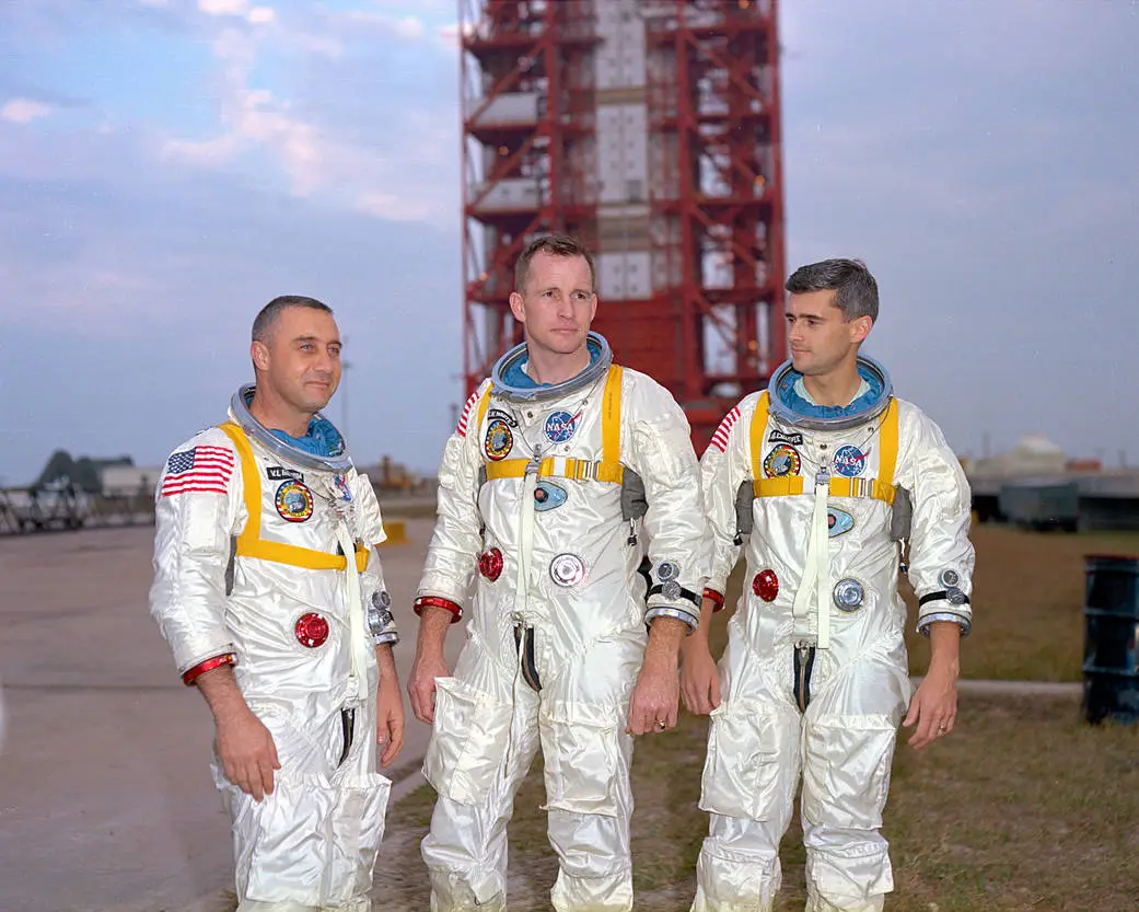 Grissom, White, and Chaffee were to be the first Apollo crew