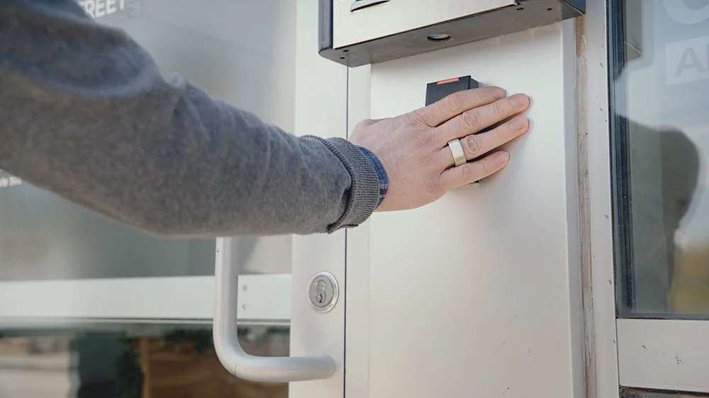 Token can be set up to function as a workplace access card