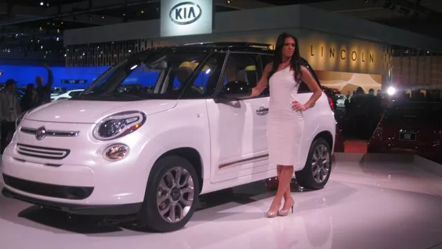The Fiat 500L, at the LA Auto Show this week