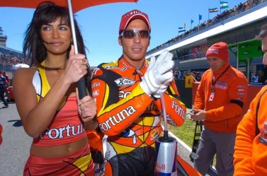 Rookie Toni Elias scored his first points at the highest level