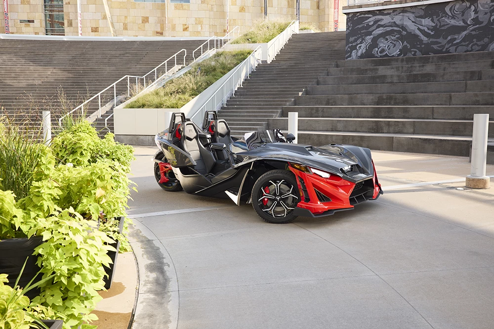 Most of the changes to the 2025 Slingshot are cosmetic, but a few powertrain and chassis upgrades have been made as well