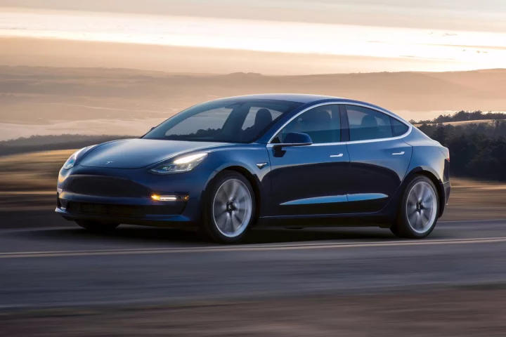 The production Tesla Model 3