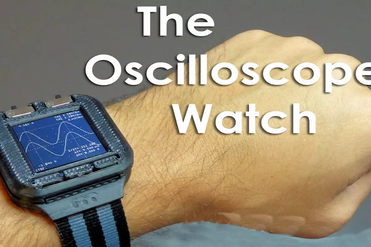 The Gabotronics Oscilloscope Watch is a testlab on your wrist (Photo: Gabotronics)