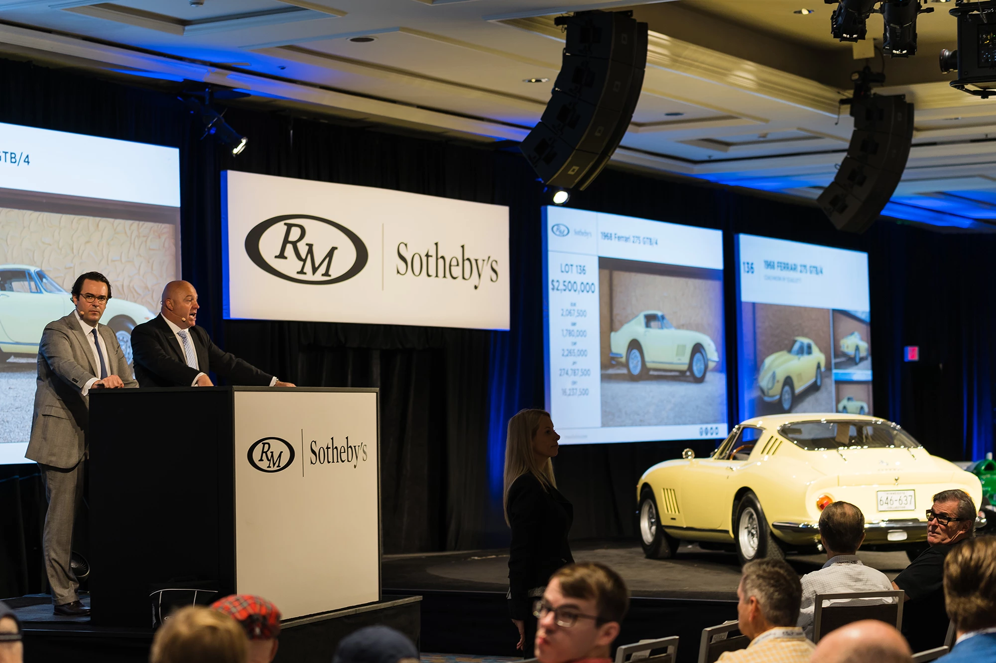 This 1968 Ferrari 275 GTB/4 Coupe sold for $2,810,000 at RM-Sotheby's Amelia Island Auction on May 22, 2021