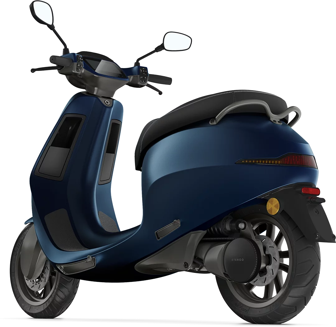 The AppScooter rides on 12 inch aluminum wheels, features hydraulic disc braking and offers up to 150 miles of range per charge