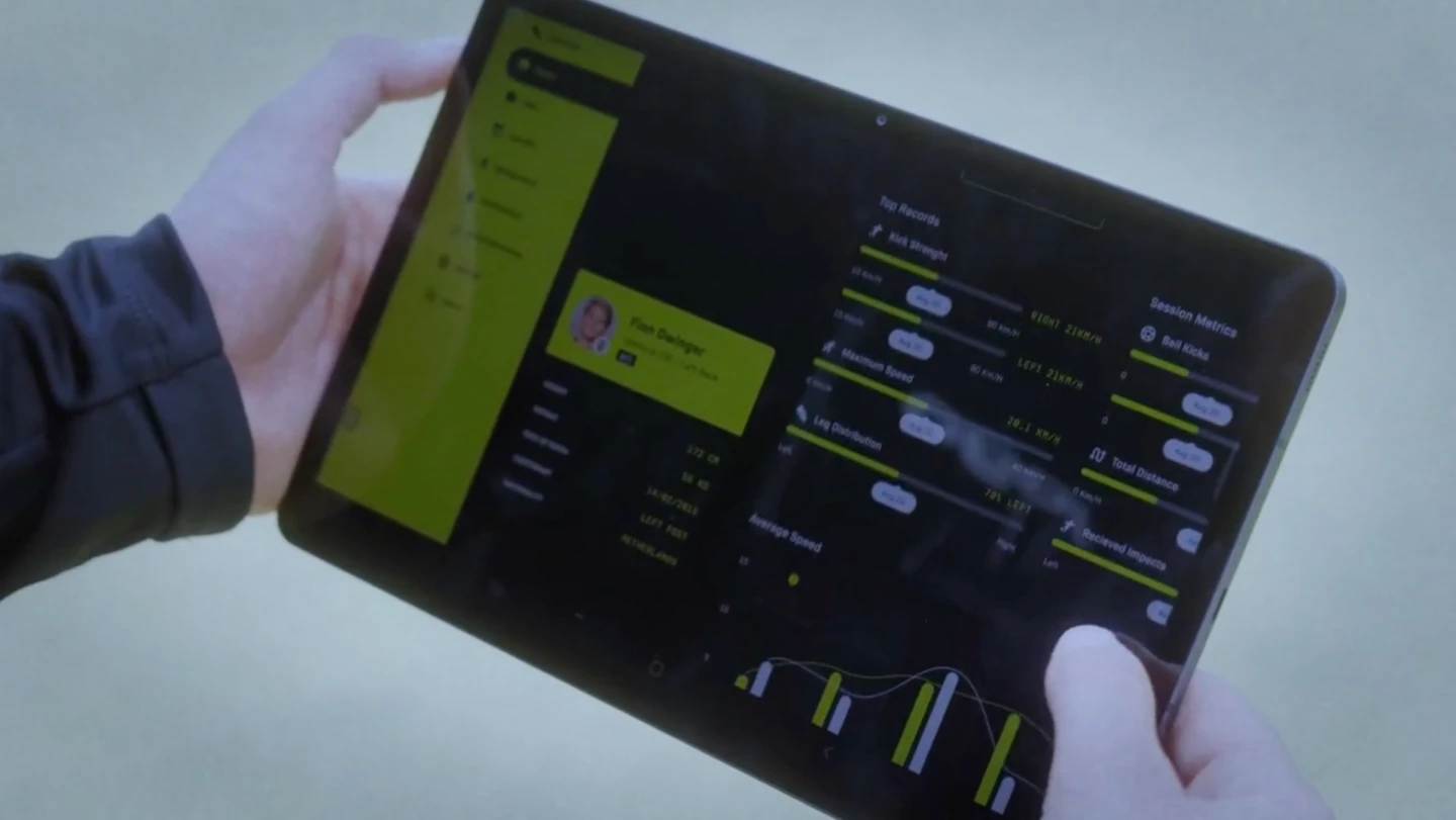 The Jogo dashboard can be viewed on a linked smartphone or tablet