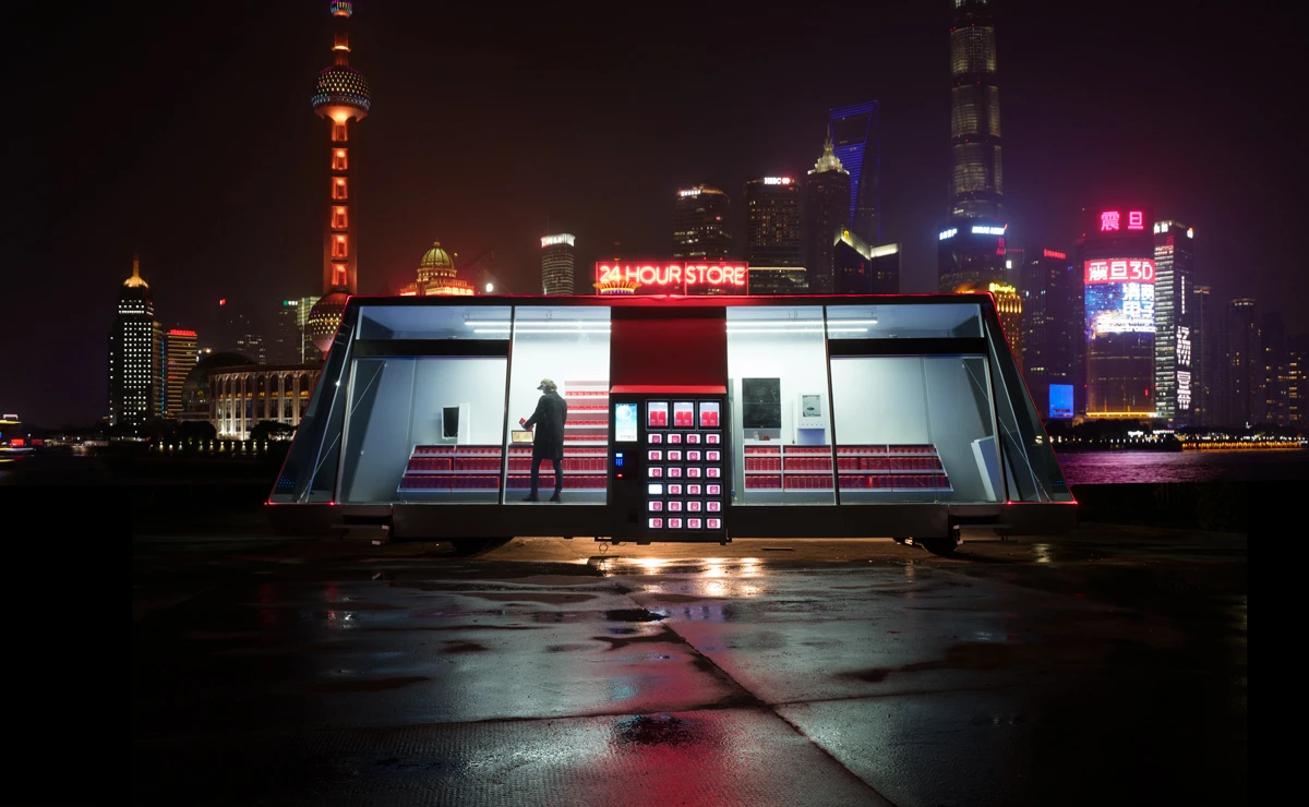 Initially designed to be piloted by a driver or via remote control, the ultimate goal is to have individual Moby stores operating autonomously, travelling from place to place as required