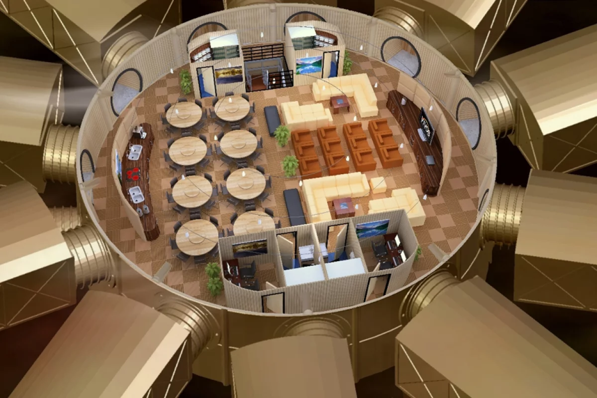 The Vivos Underground Survival Shelter will accommodate up to 200 people in post apocalyptic luxury