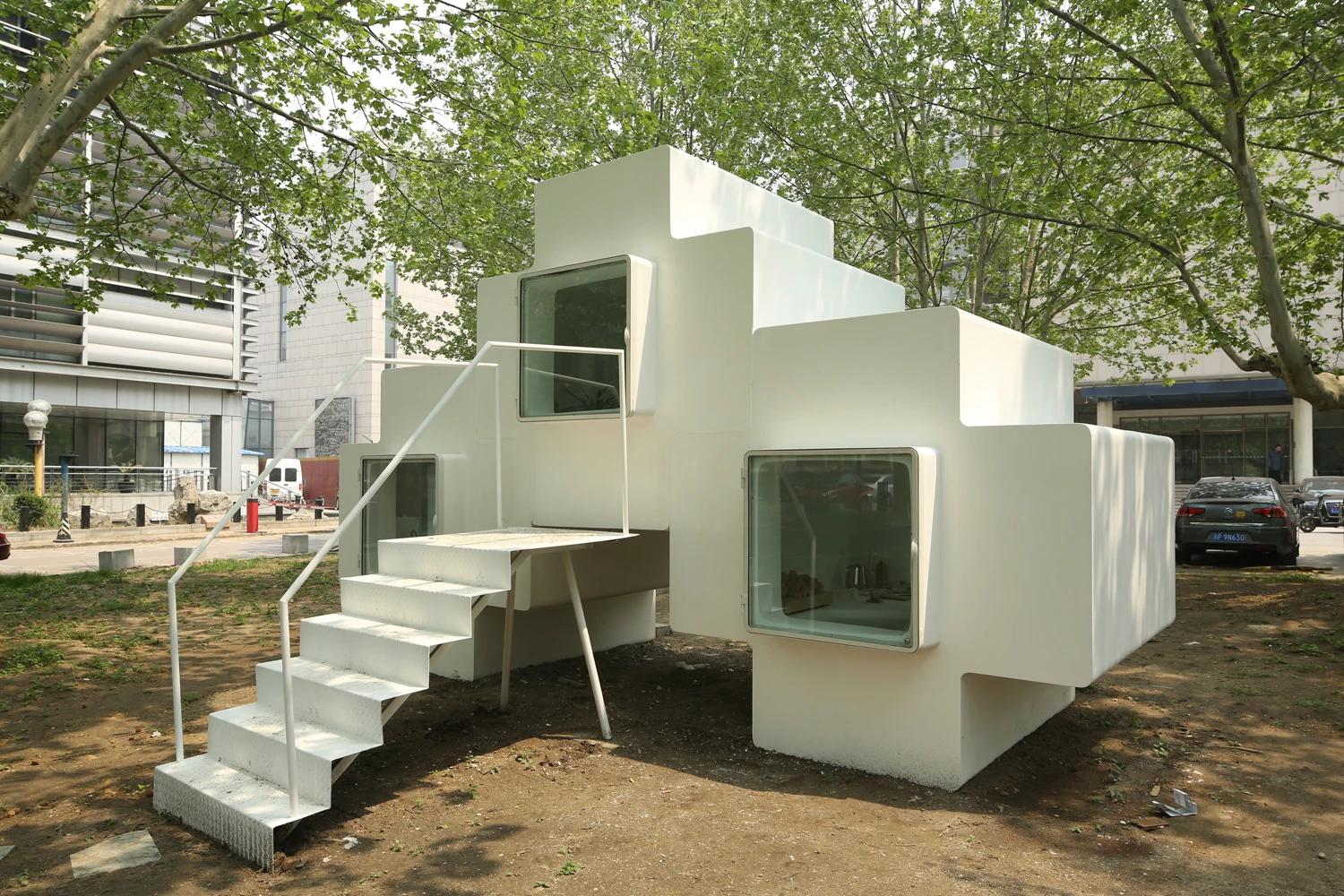 Micro-house, by Chinese firm Liu Lubin, is big enough to facilitate the basic needs that a single occupant requires of a home