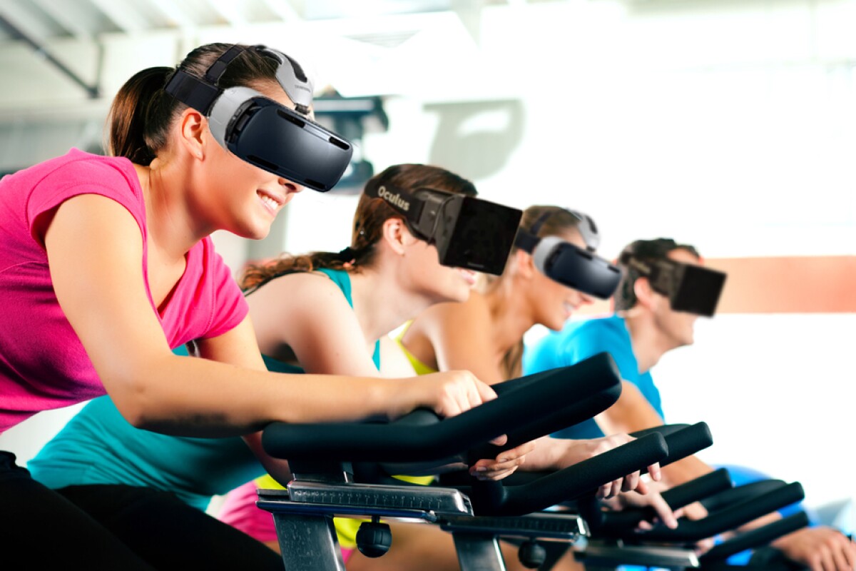 One day virtual reality and exercise bikes could team up to spice up your workout (Original: Kzenon/Shutterstock)