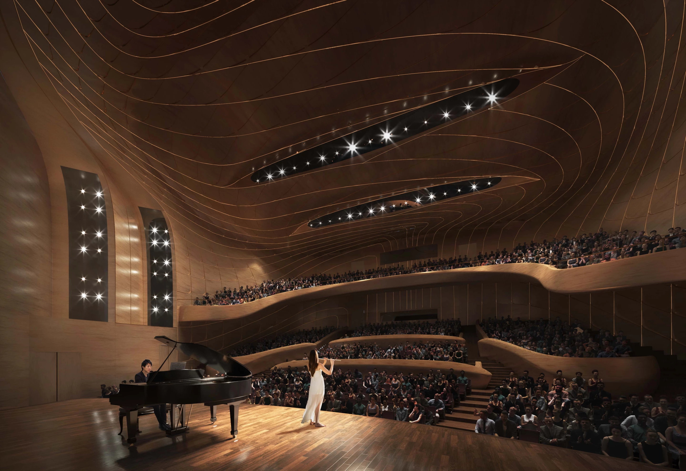 The Anji Culture and Art Center will measure 120,000 sq m (roughly 215,000 sq ft)