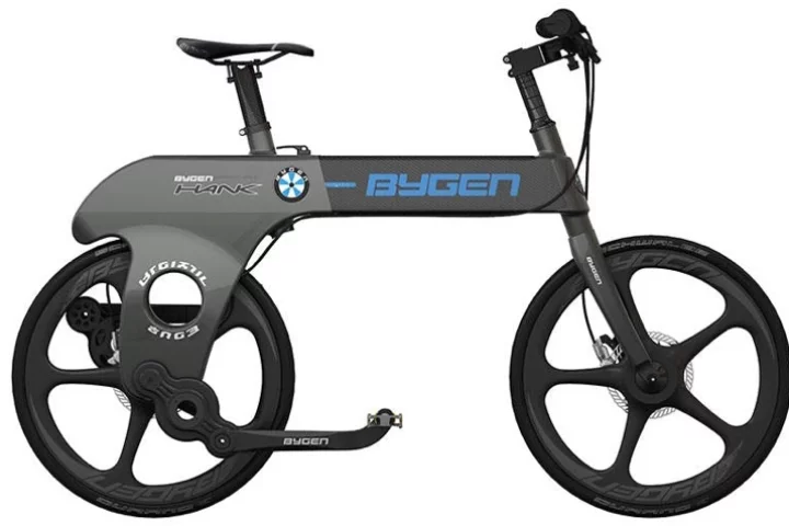 The Hank Direct Bike offers an alternative to traditional folding bikes ... and to chains or belt drives