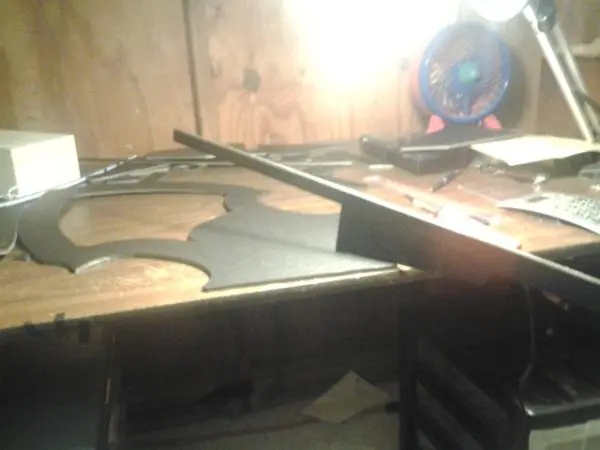 Foam stencil of the components makes for easy reproduction
