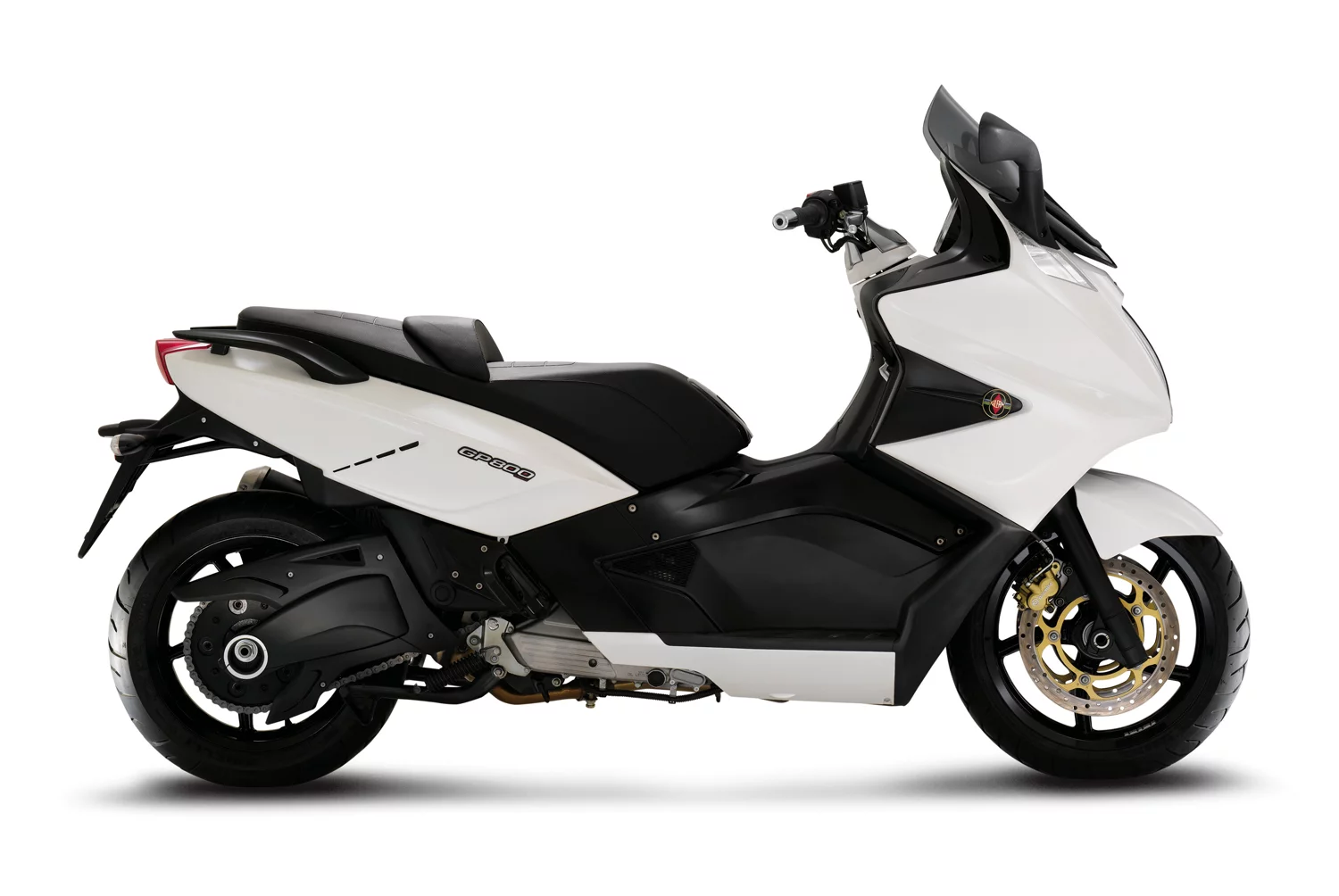 Gilera's 850cc V-twin scooter, the GP800