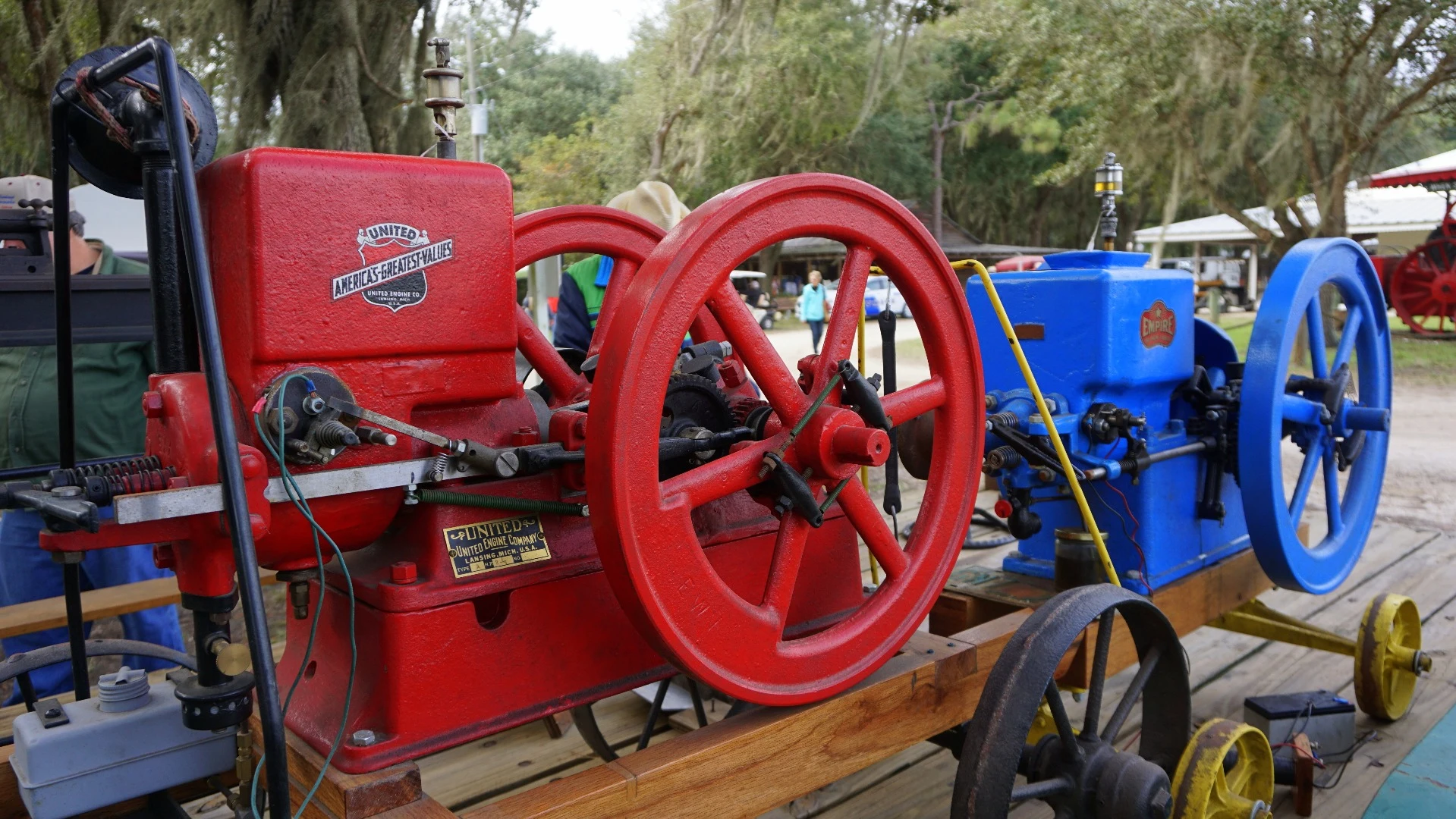 Hit-and-miss engines: This United engine, noted for its distinctive loud pop on the "hit" stroke, was built from the late 1800's until about 1940