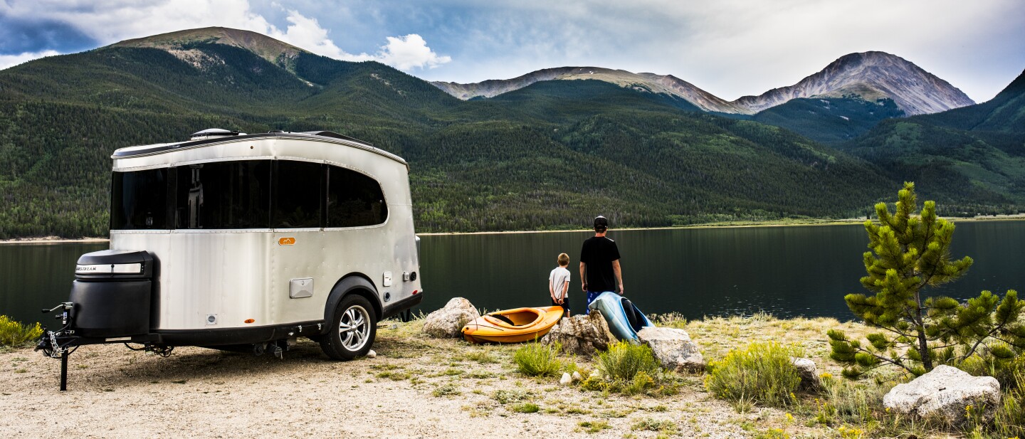 The Basecamp sleeps two and seats up to five