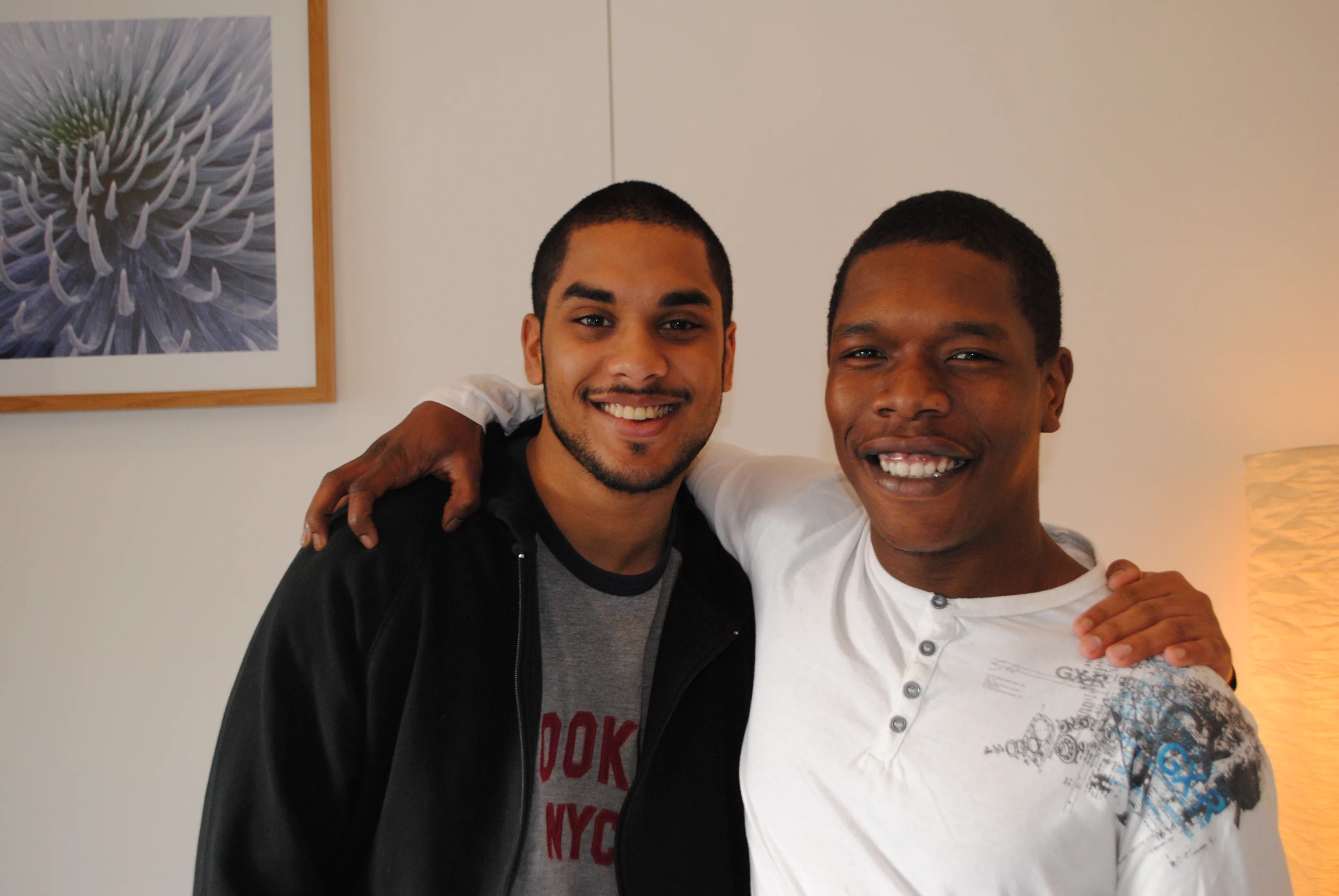 Kieran Kurup and Archie Greene, former residents living at the YMCA hostel in Wimbledon, have played a special role in the development of the Y:Cube (Photo: YMCA LSW)