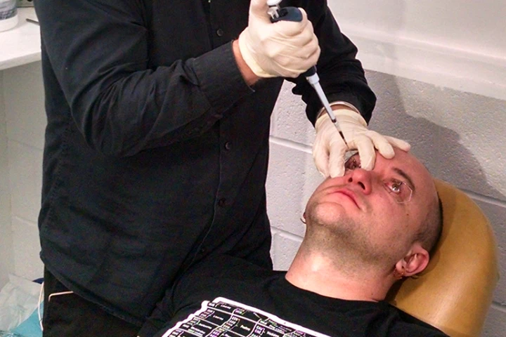 Biohacking group Science for the Masses has been experimenting with night vision eye drops (Photo: Science for the Masses)
