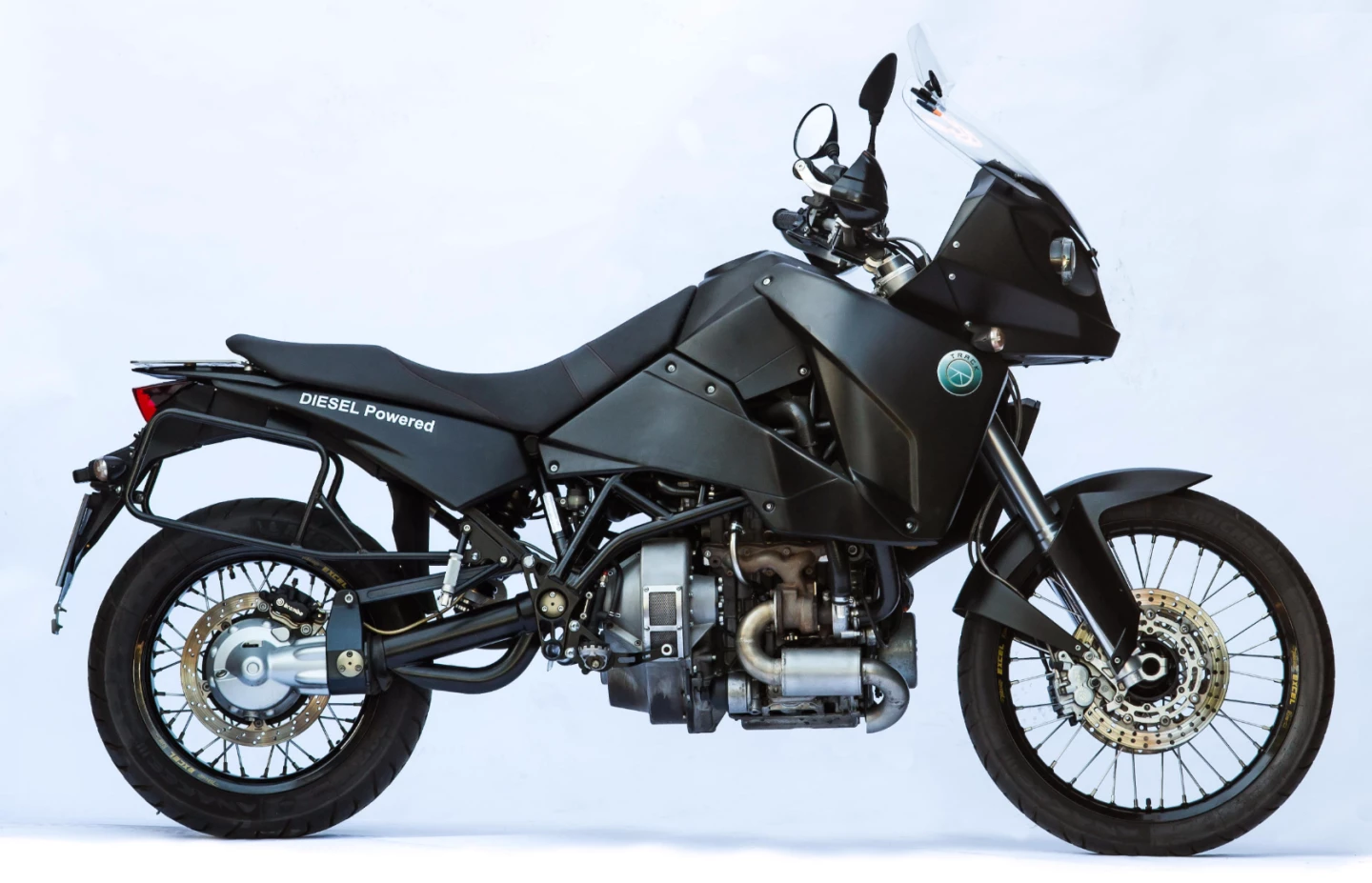 This 2011 EVA Track T800 CDI Diesel Motorcycle, Lot 153 at Bonhams Autumn Stafford Sale (18-Oct-15) is estimated to sell for between £7,000 and 8,000 ($11,000 and $12,500)