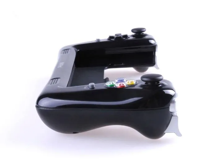 The WikiPad's attached gamepad allows for more control when playing games