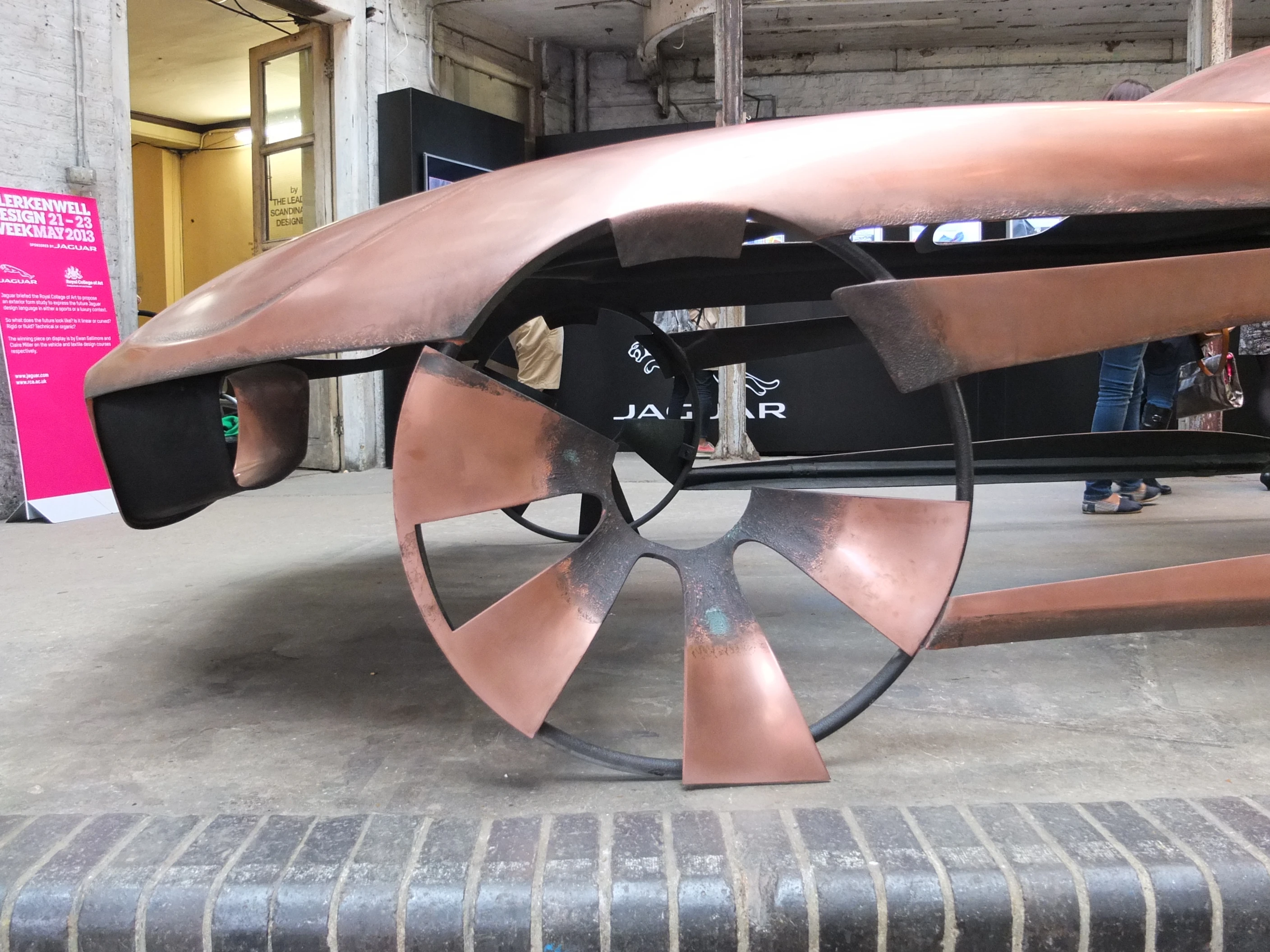 The winning piece on display at Clerkenwell Design Week (Photo: Gizmag)