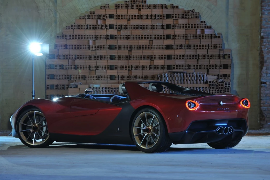 The Pininfarina Sergio uses the 562-hp powertrain and chassis of the Ferrari 458 Italia