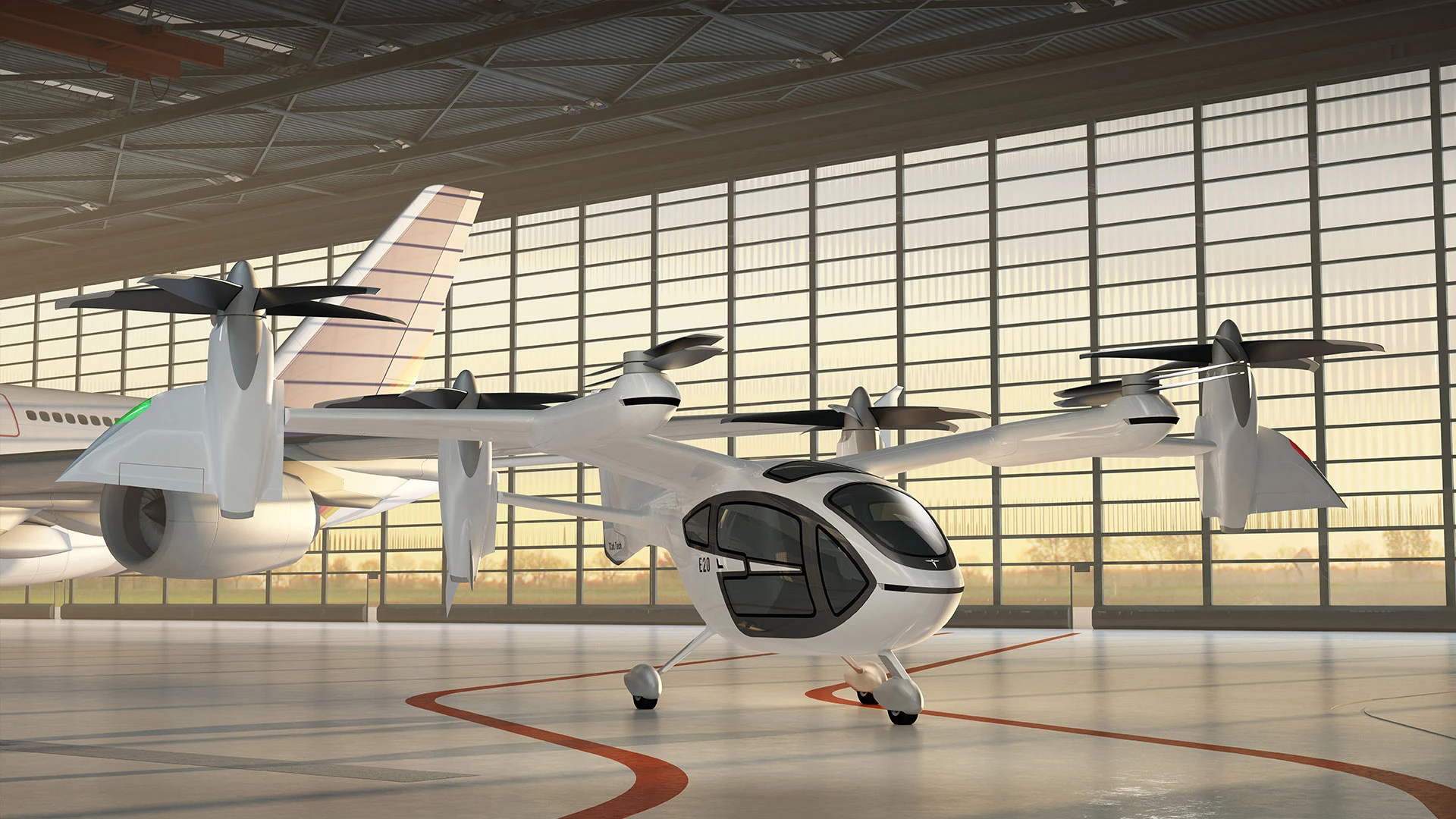 TCab's E20 promises 200 km of range and a top speed around 260 km/h