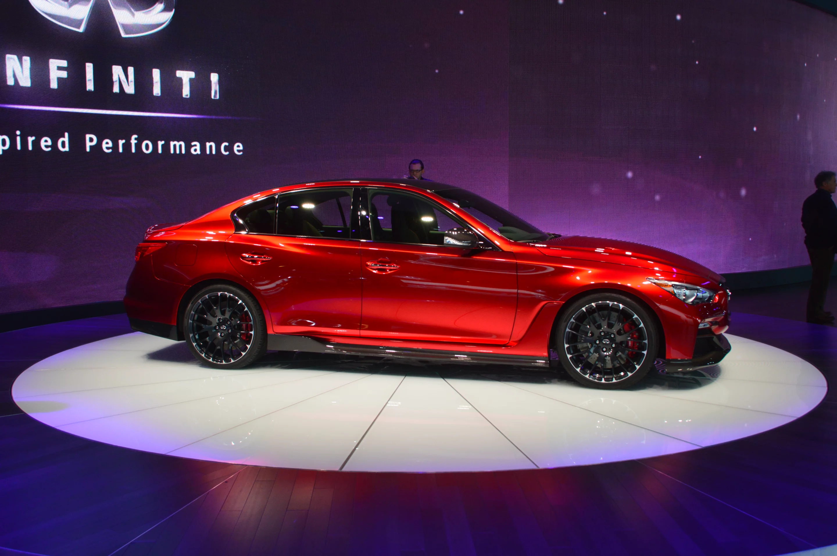 Q50 Eau Rouge made its world debut at the North American International Auto Show in Detroit this week (Photo: CC Weiss/Gizmag.com)