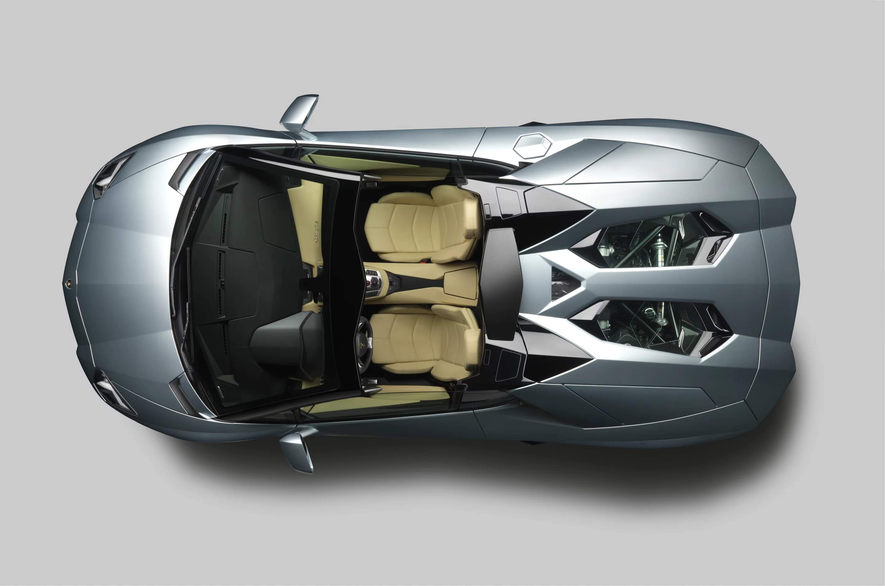 Lamborghini Aventador LP700-4 Roadster top view
