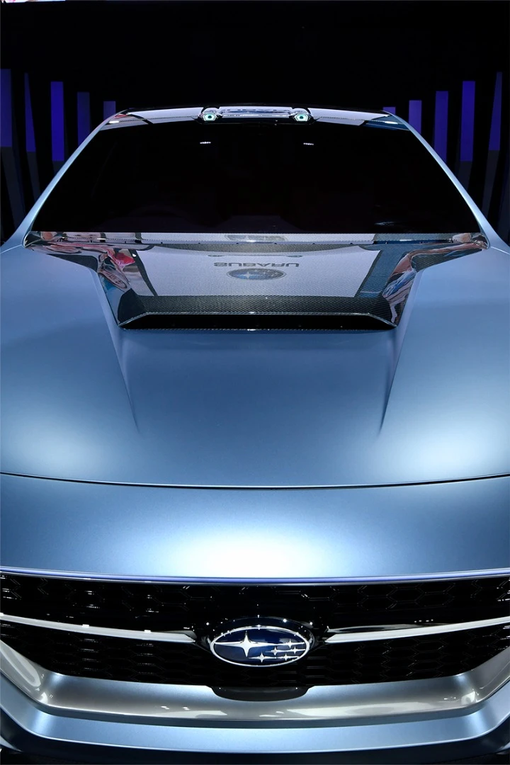 The hood scoop definitely helps lend a WRX-like look
