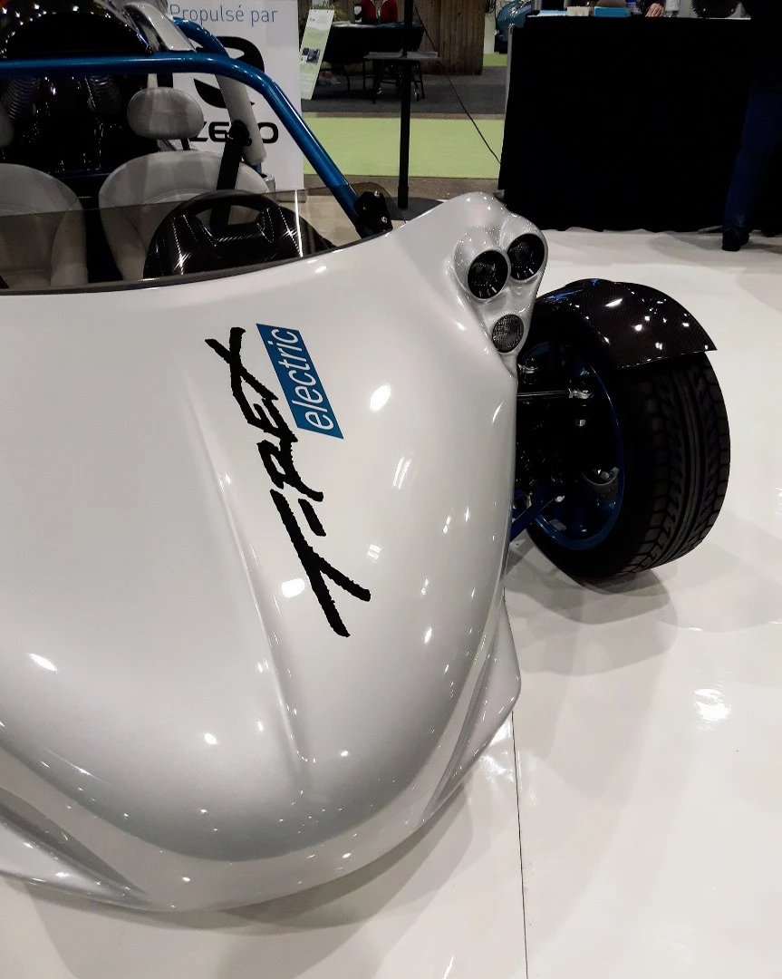 The electric T-Rex prototype from Campagna Motors made its debut at the Montreal Electric Vehicle Show