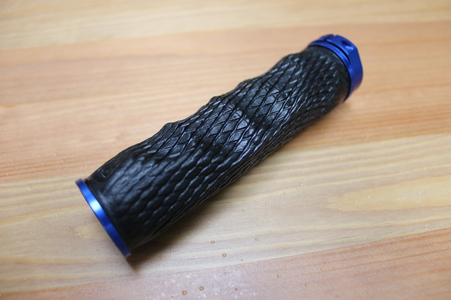 One of the finished grips