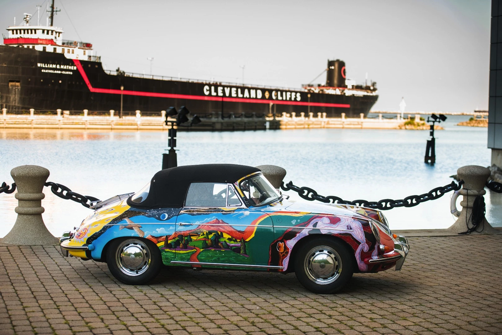 RM-Sotheby's has yet to put an estimate on Janis Joplin’s 1964 Porsche 356 C 1600 SC Cabriolet, and may not do so as it could quite possibly go the same way as the Lennon Roller which Sotheby's sold for ten times it's estimate in 1985. This car is a landmark piece of cultural memorabilia, as original and distinctive as it's owner.