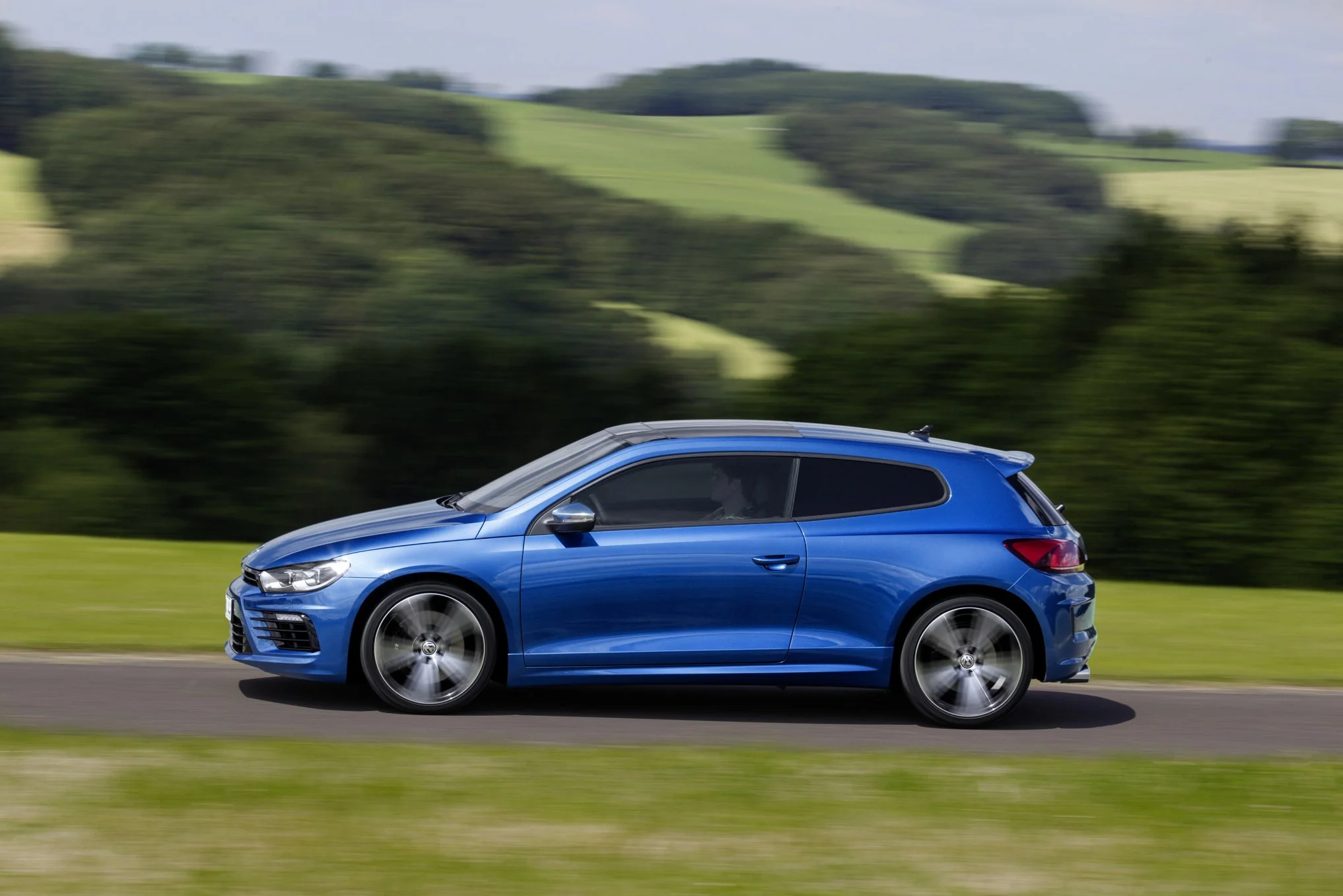 Blind spot warning is optional on the new Scirocco