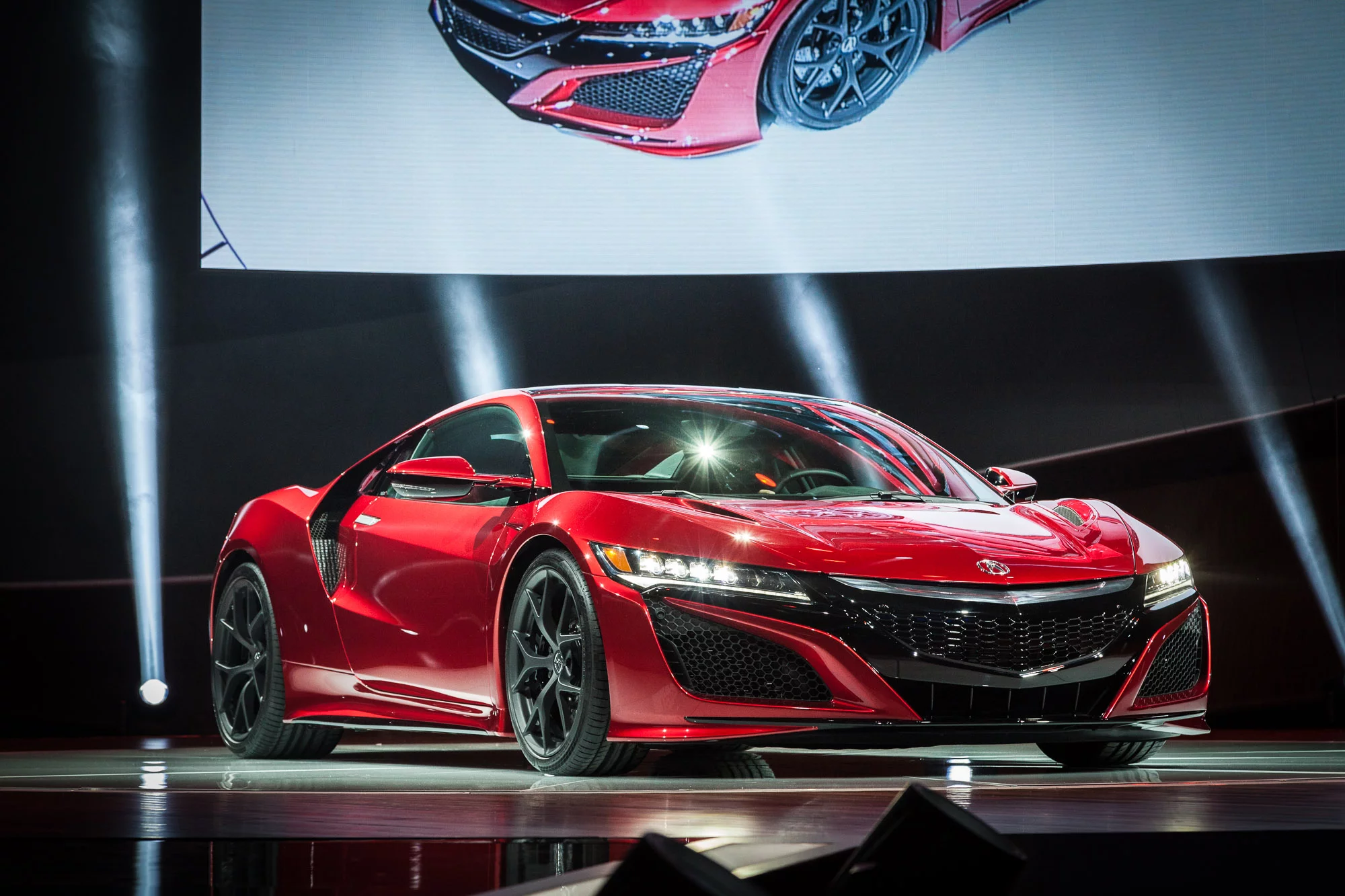 The production spec Acura NSX Version 2.0