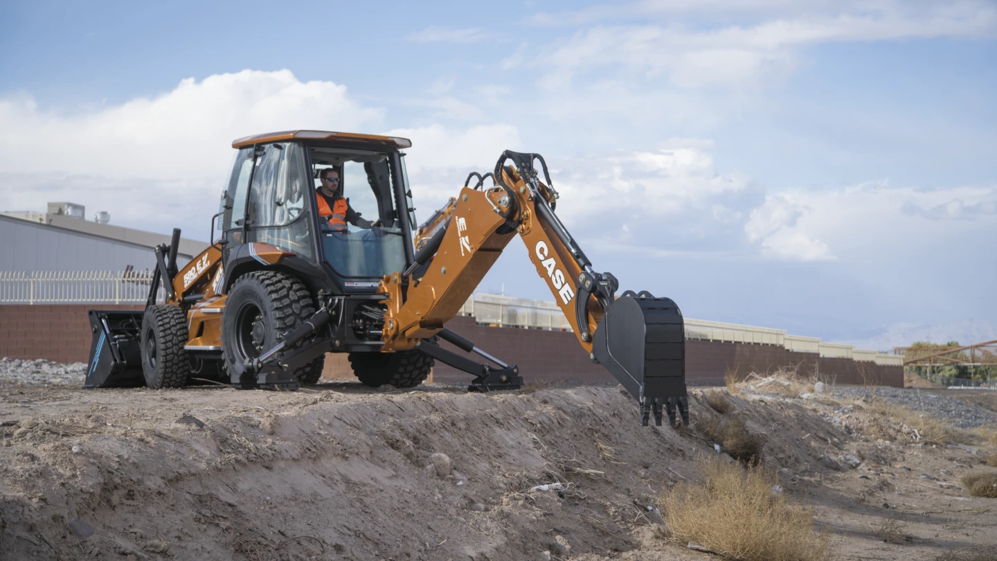 In addition to the environmental benefits, Case says that its electric backhoe could save operators as much as 90 percent on service and maintenance costs