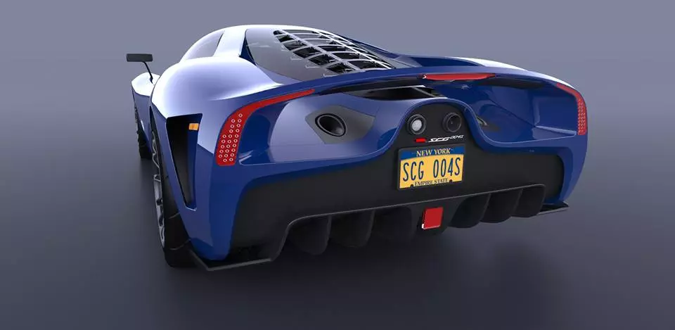 The rear of the SCG 004S borrows heavily from the SCG 003