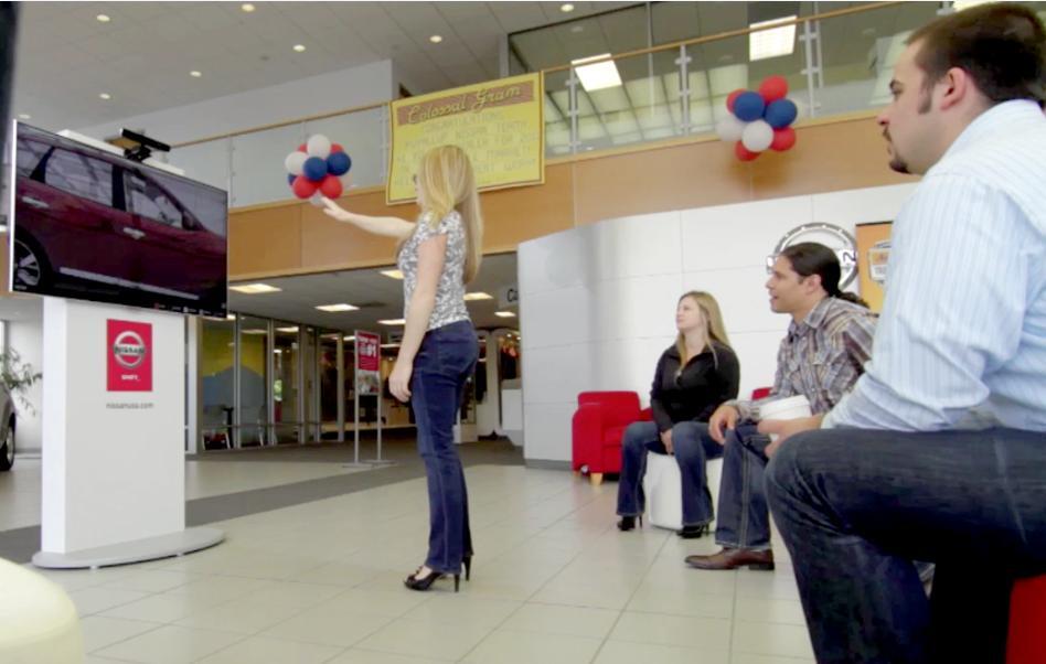 The Kinect Experience allows customers to check out models that aren't in production yet