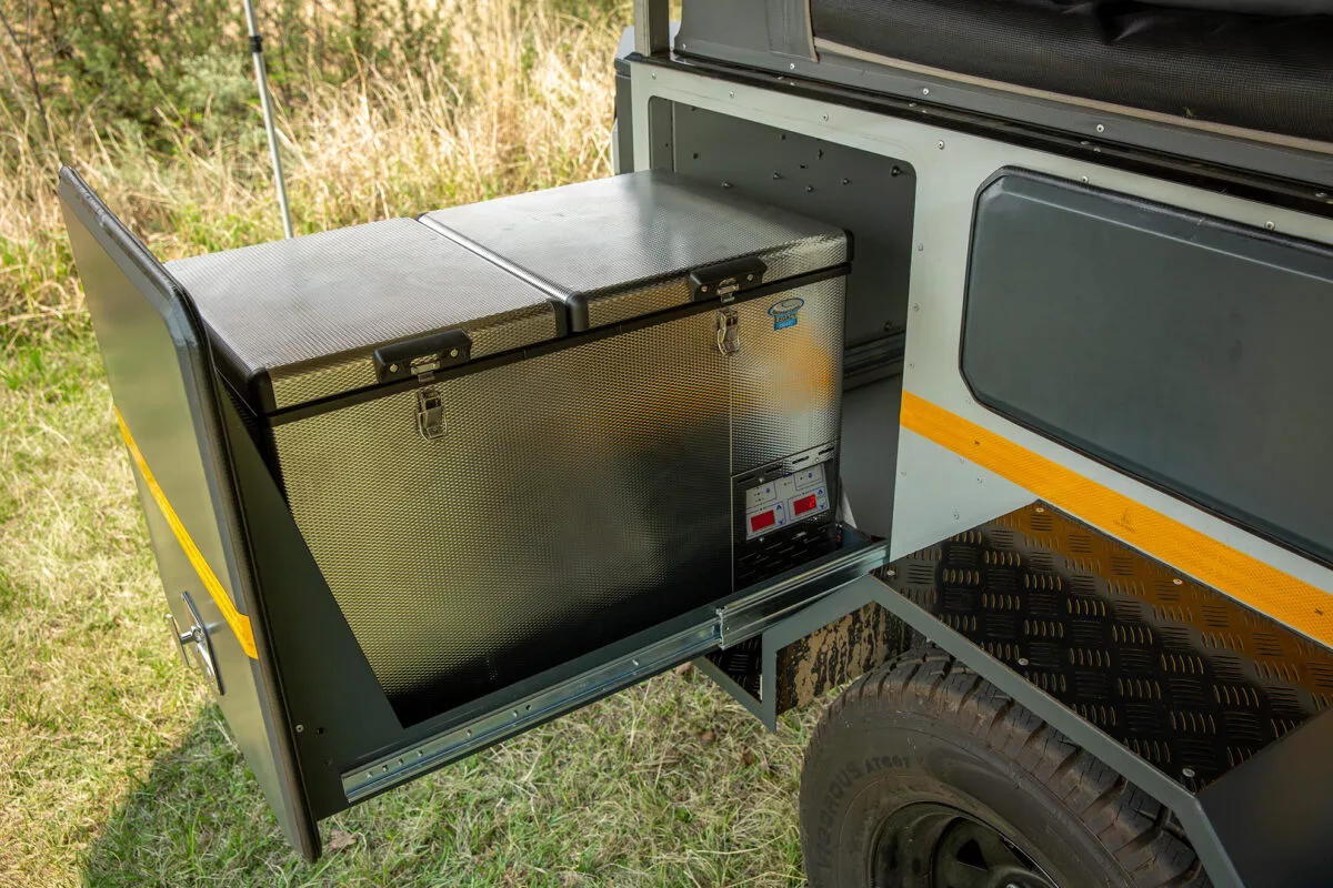 The dual-zone fridge/freezer