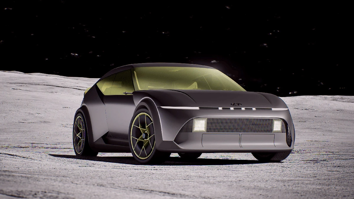 The animated dot-matrix-style display that adorns the Concept 3's front fascia will sadly be subdued into straight-up headlamp duty for the production model