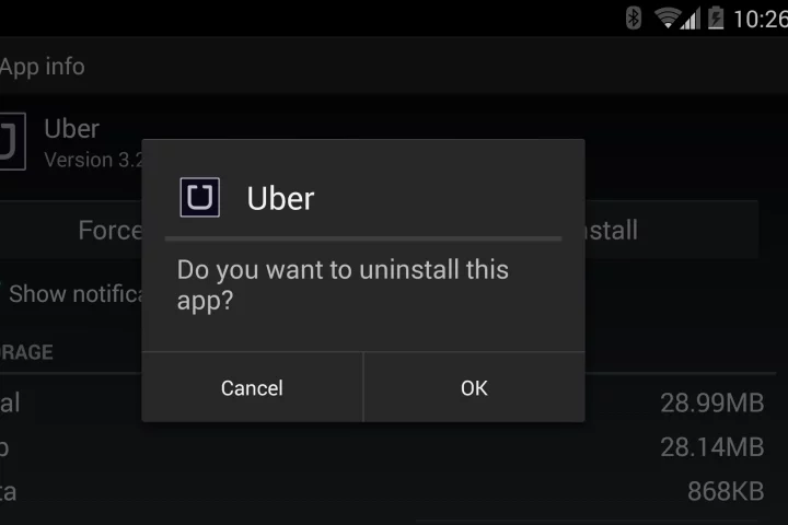 Uber's Android app is acting like malware, reporting personal data back to the company that it doesn't have permissions for