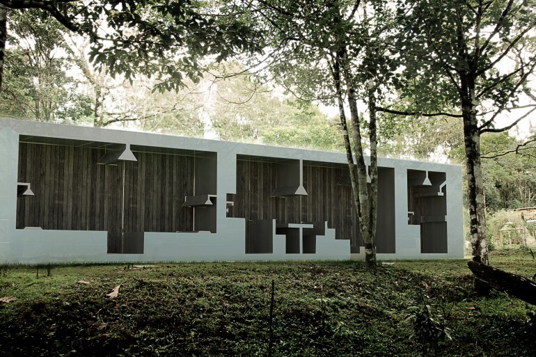 Air Villa is a beautiful passively-cooled Panamanian holiday retreat (Rendering: WeMake3D / Haiko Cornelissen Architecten)