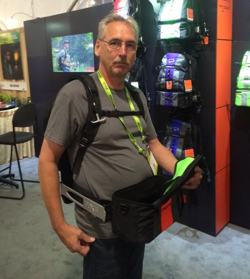 Paxis co-founder Paul Vierthaler shows us how the "swinging pod" works