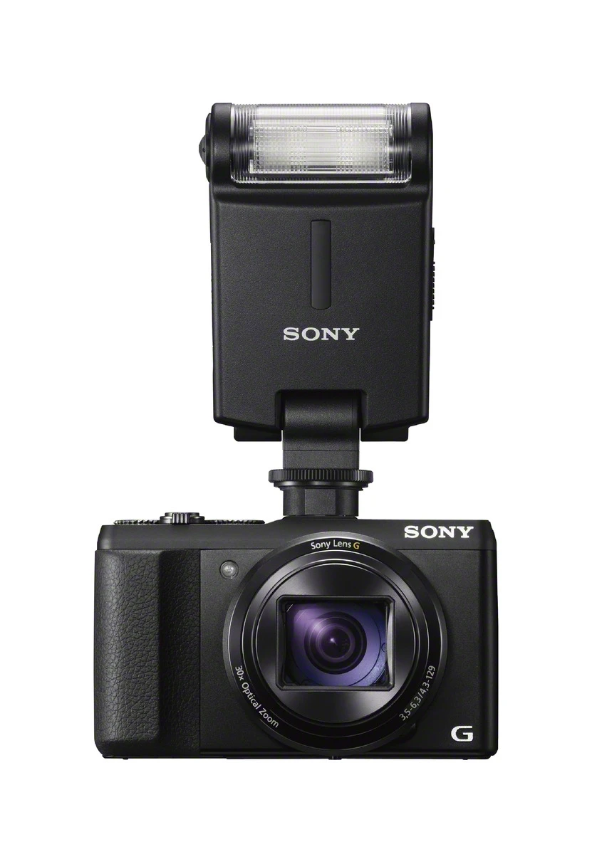 The camera's Mi Shoe caters for the addition of an external flash unit