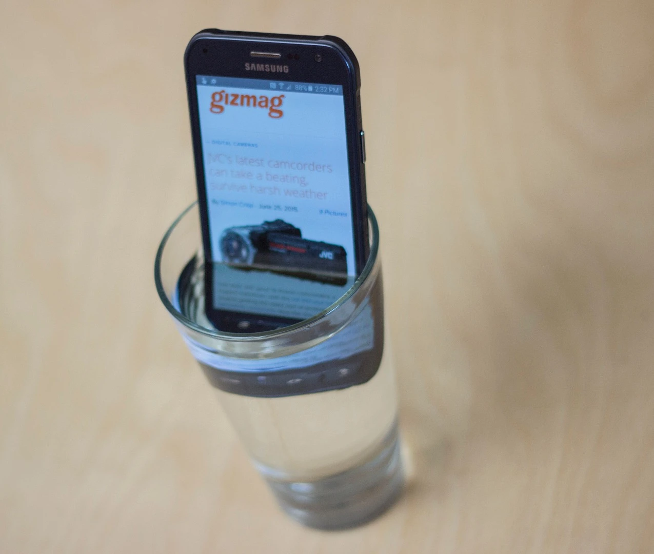 The Active's IP68 certification means it can soak indefinitely in 3 m (9.8 ft) of water