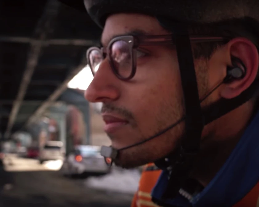 The Slimbuds can be used with motorcycle, bicycle and ATV helmets