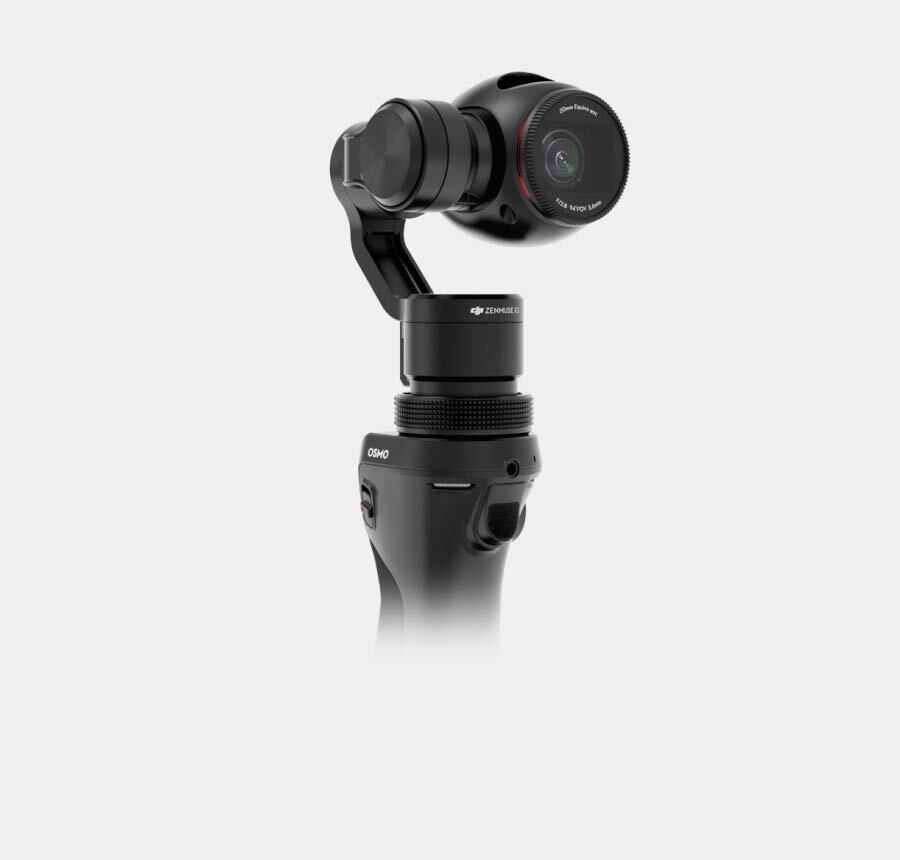 DJI Osmo - available as a handle only, or as a kit with the X3 camera