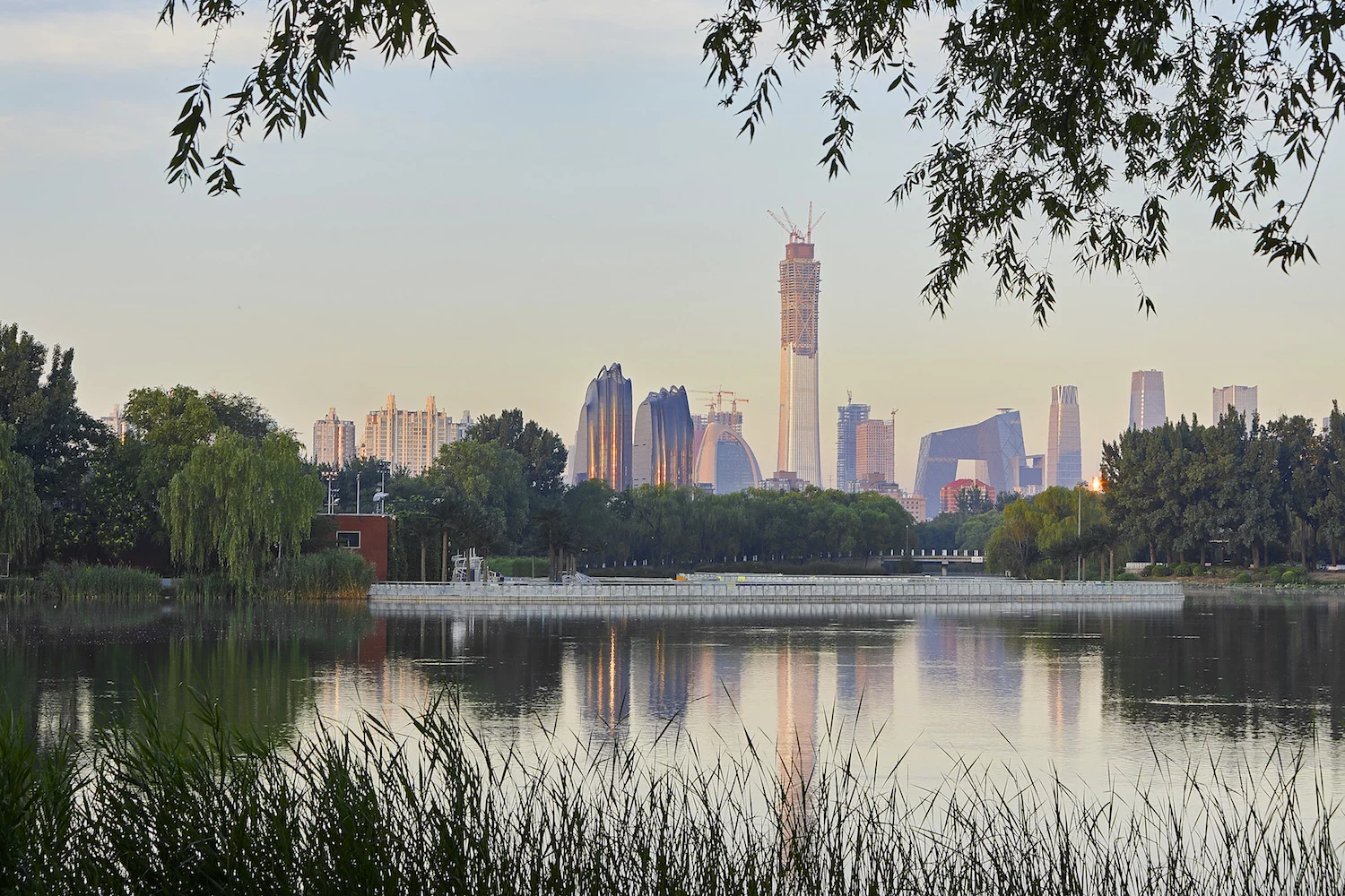 The Chaoyang Park Plaza comprises a total of 10 buildings