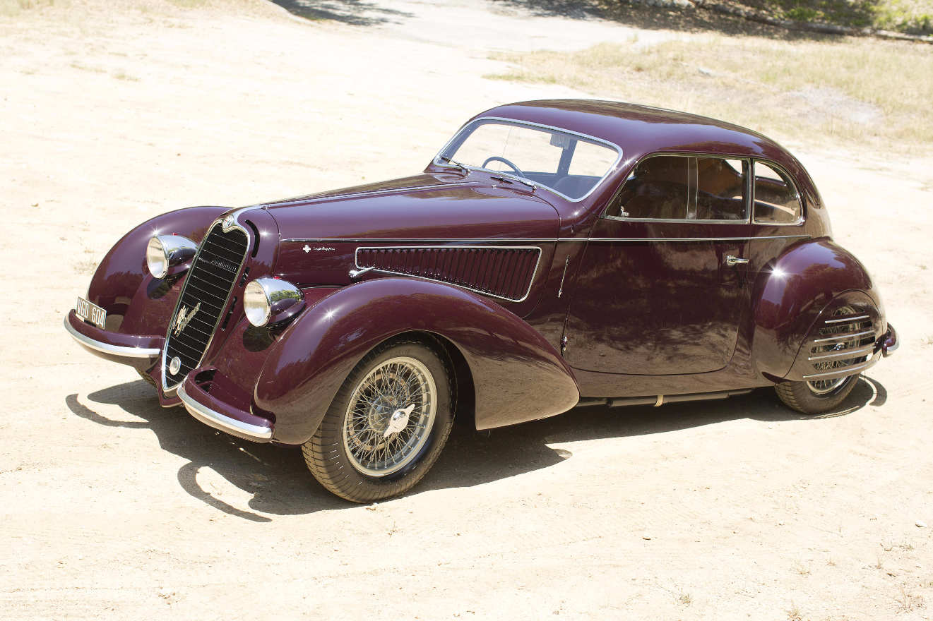 This 1937 Alfa Romeo 6C 2300B Berlinetta has an estimated price: $820,000 to $1,200,000